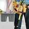 American Built Pro Pro-Grade Tool Tote, Polyethylene, Gray, 22 in W x 14 in D x 7-1/2 in H T1065 P1 - alternate 5